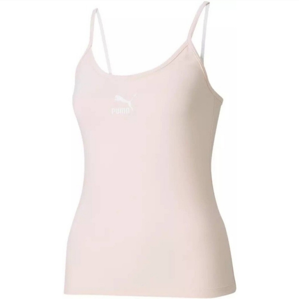 Puma Spaghetti String Logo Tank Top NWT